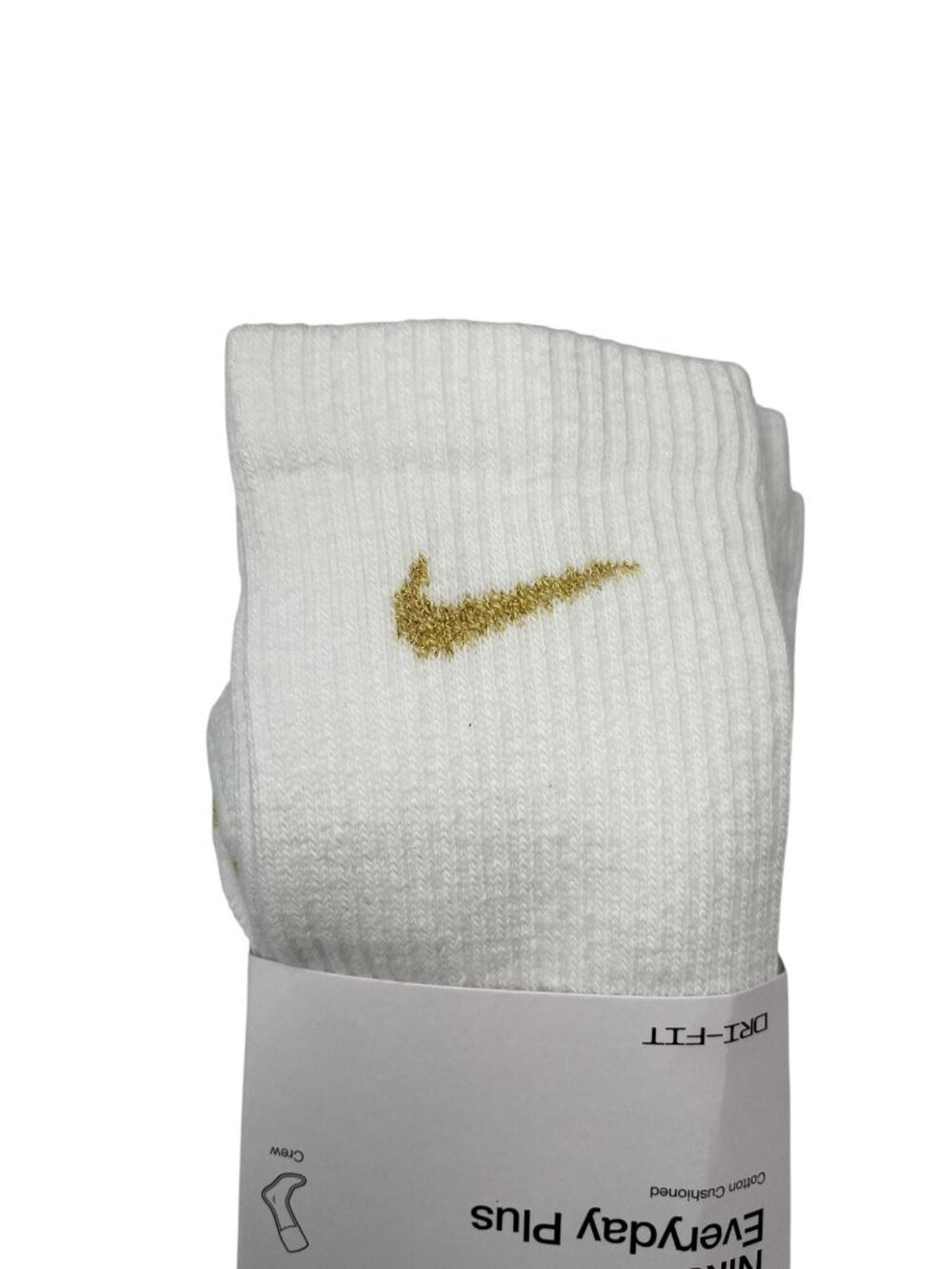 Nike Everyday Plus LOT OF 3 Dri-Fit Cotton Crew Socks 3-Pack/Each MSRP$66 NWT - Picture 3 of 5